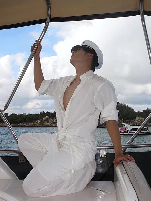 Lässiges Baumwoll-Leinen-Hemd- – Linen Shirt Breathable Bewertung und Preis
